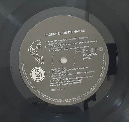 Lp Engenheiros Do Hawaii Gessinger Licks Maltz Com Encarte (Usado)