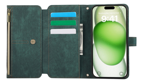 Funda Para Xiaomi 14/14t/14t Pro Flip Book Con Correa Bandolera, Funda Tipo Cartera