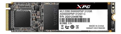 Disco Solido Ssd Adata Xpg Sx6000 Pro 512gb Nvme M.2