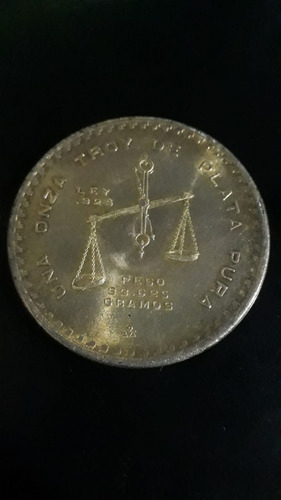Onza Troy De Plata 1980 (Usado)