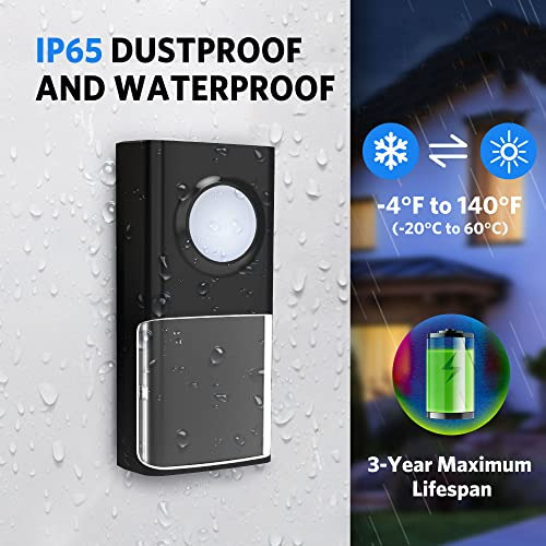 Timbre Inalámbrico Kit De Timbre De Puerta A Prueba De Agua