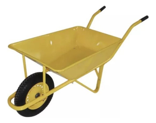 Carrinho De Mao Mcr 75 Desmontado Menegotti Cor Amarelo