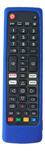 Control Remoto Compatible Para Tv LG + Funda Azul