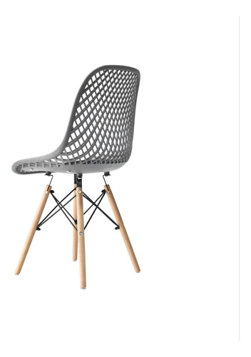 Silla De Diseño Nordic Gris Bonno