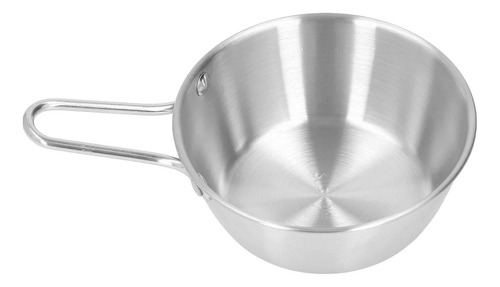 Silver Bowl De Acero Inoxidable, Diseño Simple, Antiescaldad