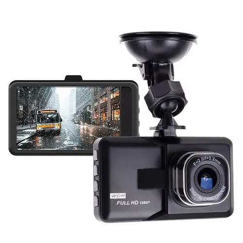 Câmera Veicular Dash Cam Frontal 170° 1080P Visão Noturna Gravaçã...