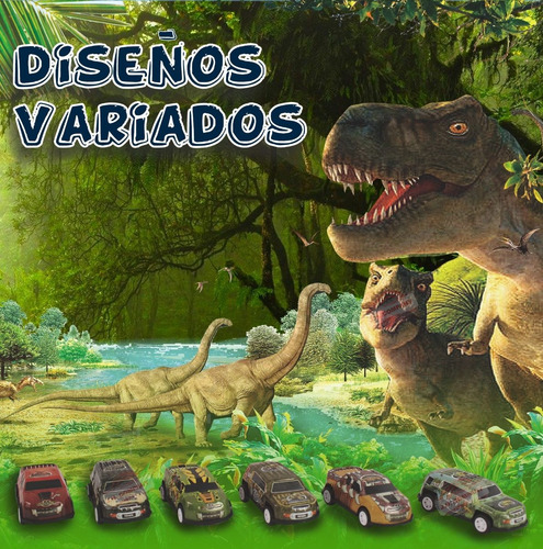 Imagen 6 de 9 de Set 6 Carritos Friccion Auto Animales Juguete Autobus A-314