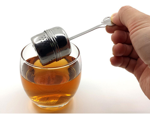 For Colador De Té Mango Largo Infusor De Té De Malla Fina