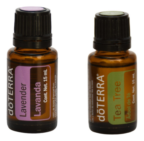 Aceites Esenciales Lavanda 15ml Y Árbol De Té 15 Ml Do Terra