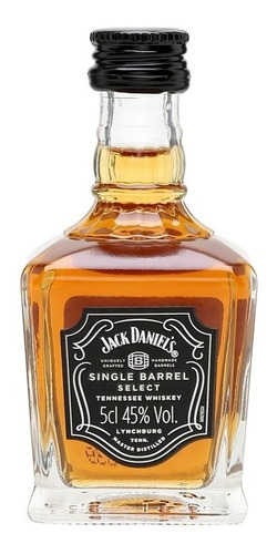 Miniatura Whisky Jack Daniels Single Barrel 0.50ml B. Vidrio