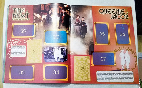 Animales Fantásticos 1 Harry Potter Album Panini Estampas (Usado)