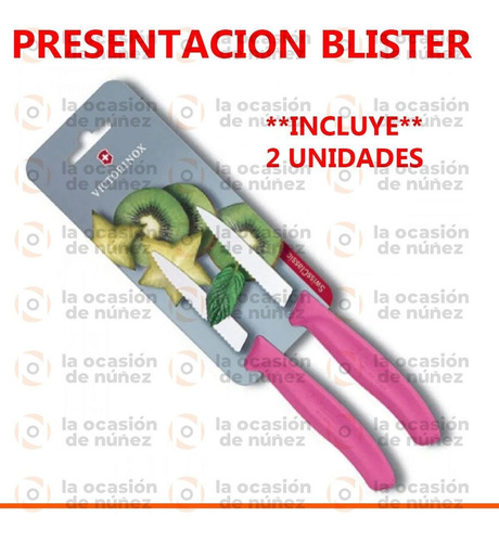 Imagen 3 de 7 de Cuchillo Victorinox Frutas Y Verduras 8 Cm Acero Inoxidable