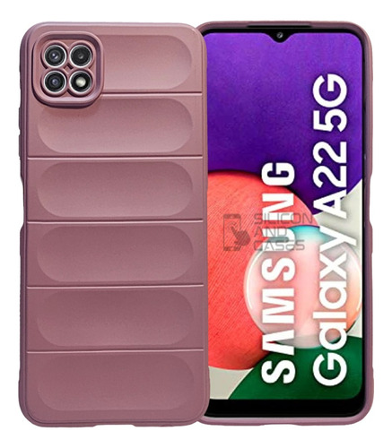 Carcasa Para Samsung A22 5g Silicona Liquida Protector Cam