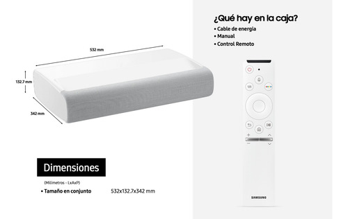 The Premiere, Proyector Láser Tiro Ultracorto Smart 4k Uhd