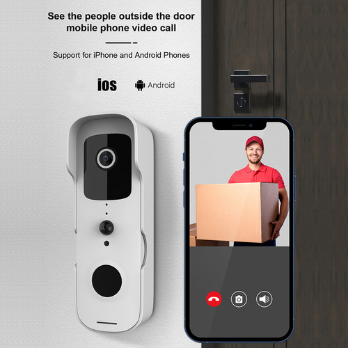 Timbre Inalámbrico Impermeable Tuya Assistant Wifi