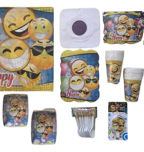 Decoracion Fiesta Piñata Infantil Emoji Emoticones