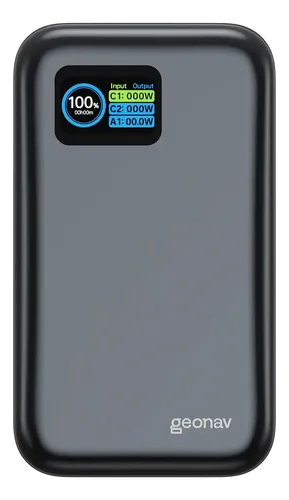 Foto real de Geonav Power Bank para Notebook 20000mAh 65W