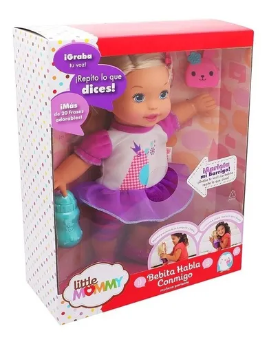 Muñeca bebita habla 2025 conmigo little mommy