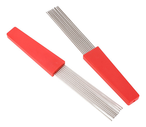 Cepillo Raspador Guiro Estilo Peine, 2 Piezas, Diseño Ergonó