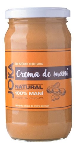Imagen 1 de 9 de Crema De Mani - Natural Joka  (350 Gr)