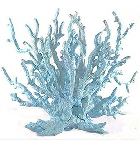 Mallofusa Blue Artificial Acuario Planta Ornamento Decoracir