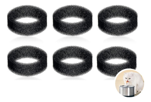 Esponjas Filtro Para Motor De Bebedero Gato (6 Unid)