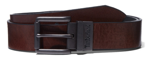 Cinturón Para Hombre Timberland 35mm Jean Belt Tb0a1e25214 Color Café Diseño de la tela Liso Talla 38