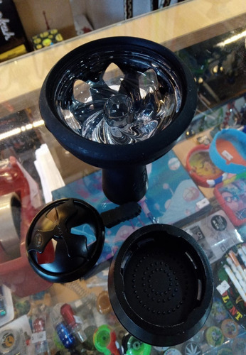 Rosh Silicona Con Vidrio, Gestor De Calor Shisha
