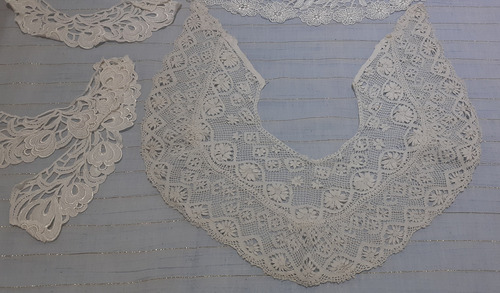 Antiguos Cuellos Para Vestidos O Blusas (lote De 4) (Usado)