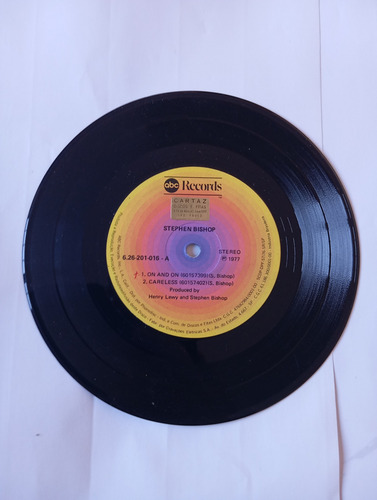 Vinilo Single De Stephen -bishop -- Careless ( Q12 (Usado)