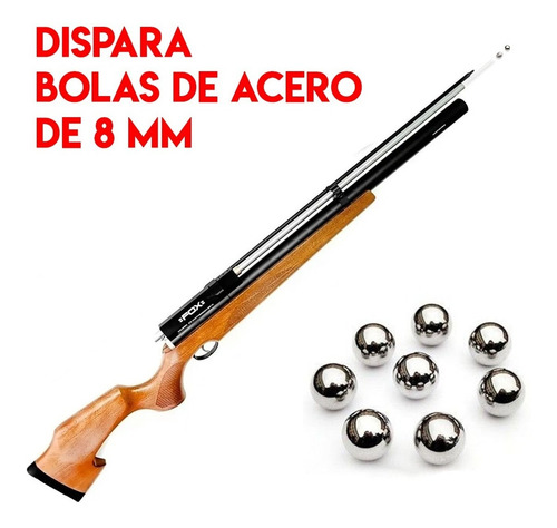 Imagen 5 de 10 de Rifle Aire Comprimido Ballesta Pcp Arrow 8 Mm Flecha