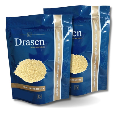 Kit 2kg | Farinha De Amêndoas Sem Pele - Drasen Food