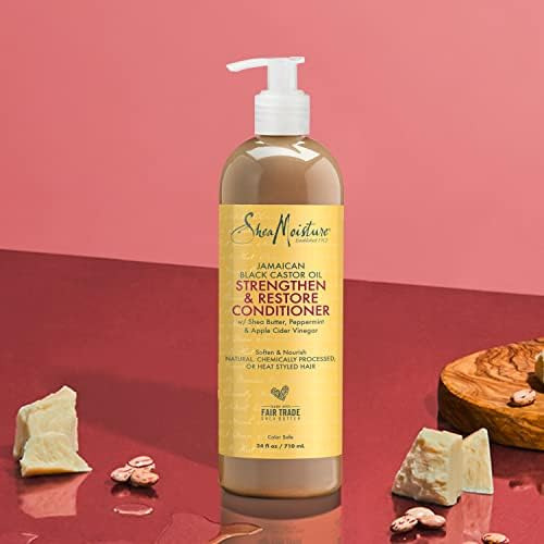 Acondicionador Fortalecedor Sheamoisture Aceite De Ricino Ne