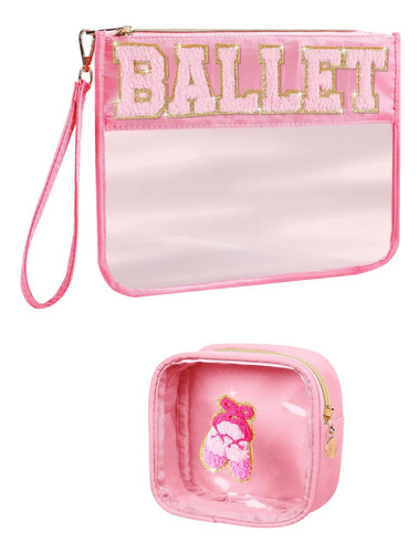 Organizador De Maquillaje De 2 Piezas, Bolsa Plana