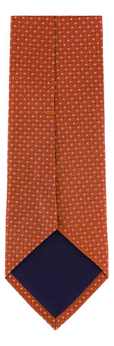 Corbata Scappino Brera Seda Para Hombre 431 Color Naranja