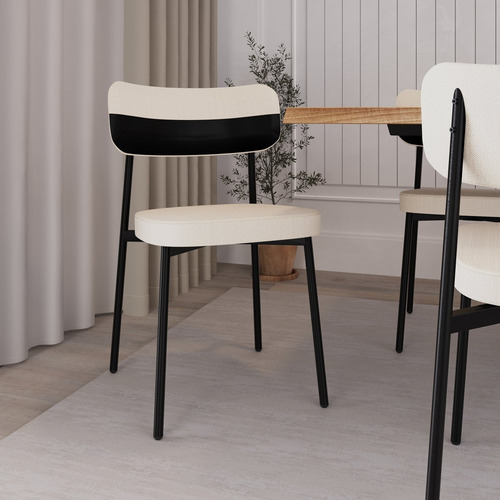 Cadeira Fixa Com 4 Pés 50 X 44,7 X 83,8 Cm Com 4 Wt