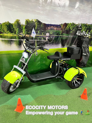 Carrito De Golf Scooter De 3 Llantas  2024, Batería De Litio