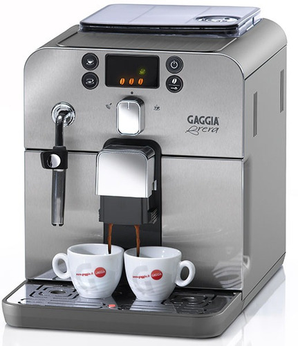 Cafeteira Automática Gaggia Brera Prata, Com Moedor Cerâmica