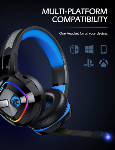Auriculares gamer Z66 azul
