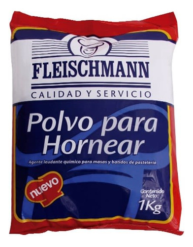 Polvo De Hornear Fleischmann Bolsa 1kg - Collico