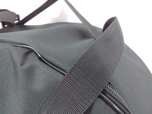 Capa Bag Para Zabumba 18 X 30 Toda Acolchoada Cor Preto