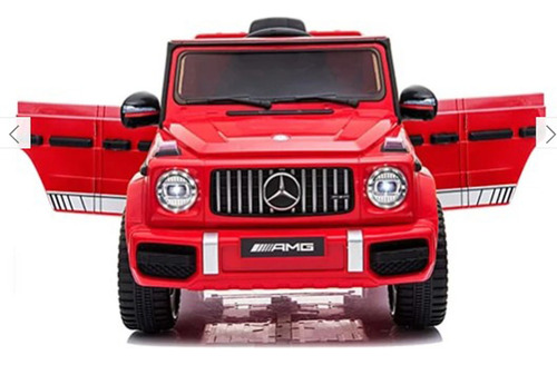 Carrito Eléctrico Mercedes-benz Para Niños G 63 Amg 6x6 Rojo