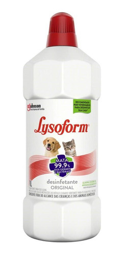 Desinfetante Original Lysoform Pets 1l 