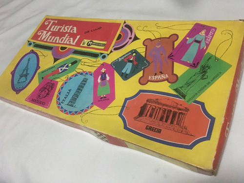 Juego De Mesa Turista Mundial Montecarlo Retro / Detalles (Usado)