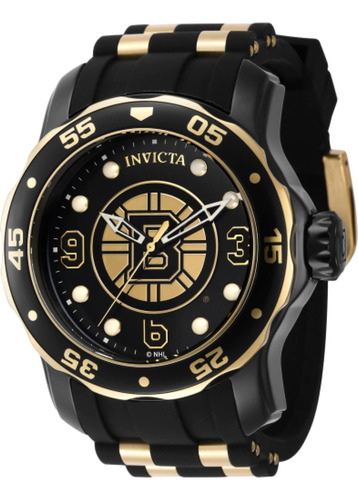 Reloj Invicta Nhl Boston Bruins De Cuarzo Para Hombre Con Es