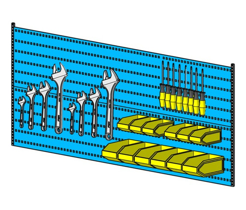 Panel Perforado Porta Herramientas 1,5mtsx63cm - Fbla01506