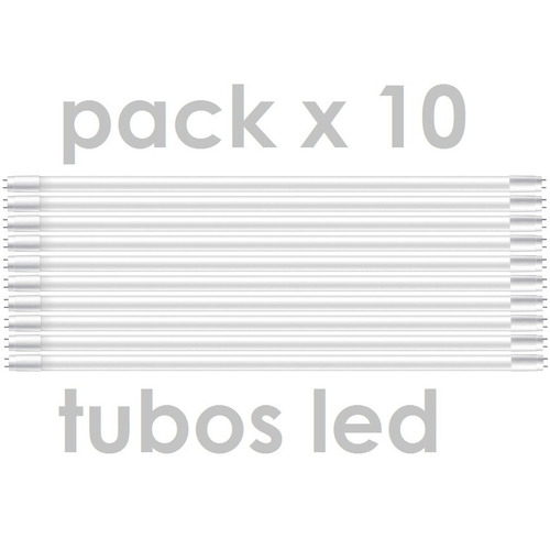 Pack X 10 Tubos Led Philips T8 1200mm 18w 4000k Luz Natural