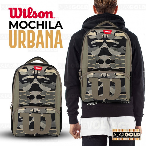 Imagen 4 de 7 de Mochila Wilson Deportes Gym Impermeable Unisex Urbana