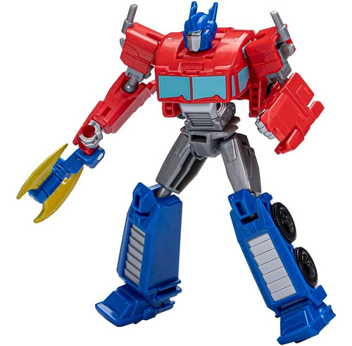 Transformers Toys Earthspark Warrior Class Optimus Prime Act