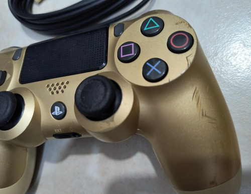 Control Sony Playstation Dualshock 4 Gold Dorado Dorado (Usado)